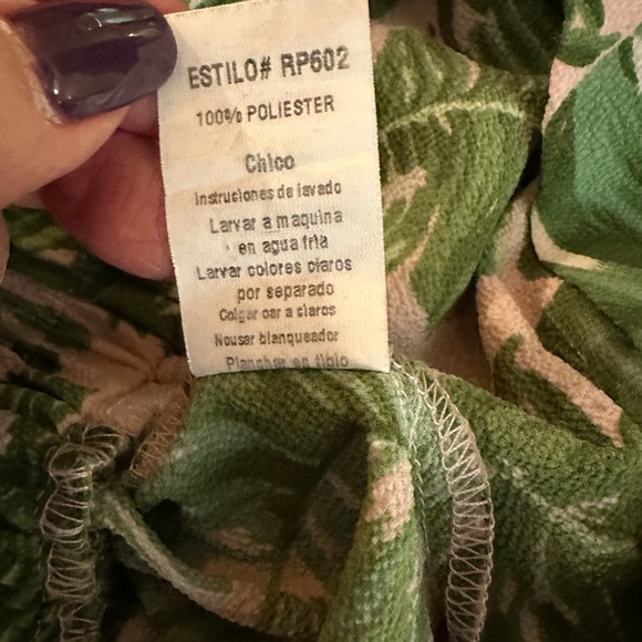 Eye of the Needle Leaf Pattern Slit Pants - S - Picture 11 of 11